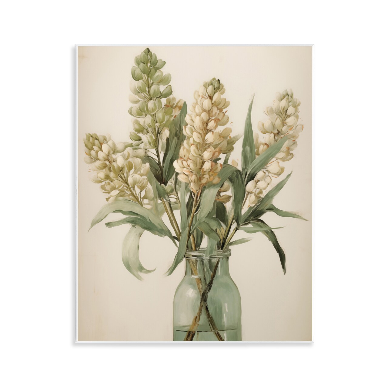 Stupell Industries Country Botanicals in Green Jar Wall Plaque Design by Arlington Prints